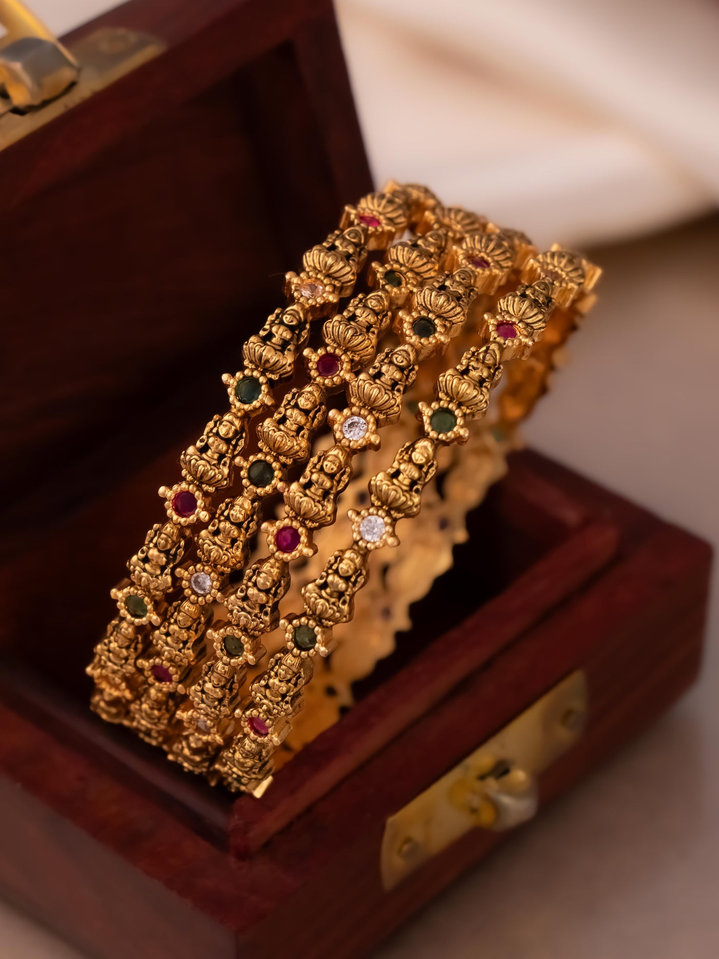 Traditional latest lakshmi series bangles for ethnic outfits
