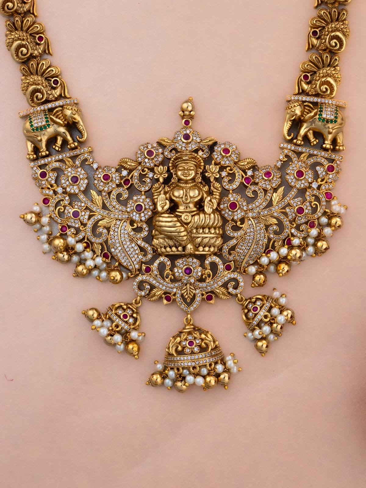 Jagruthi Long Necklace Set