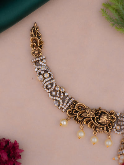 Mayil Matinee Necklace