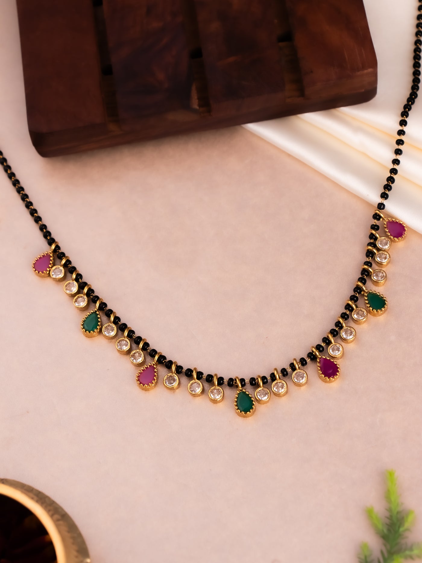 High quality single line antique mangalsutra