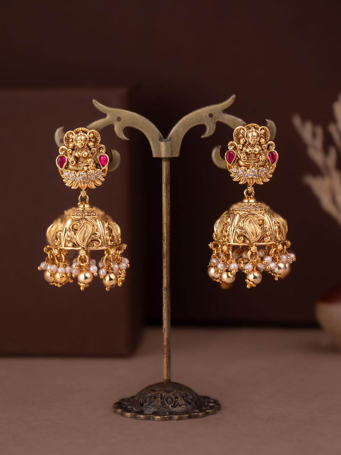 Lakshmi Devika Jhumkas | Imperial tara