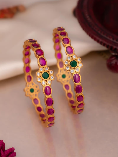 Real Kemp Bangles,Bridal Bangles,Gold look alike bangles,Bangles online, temple bangles